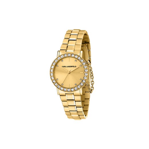 KARL LAGERFELD Zegarek R0553100503 Złoty ze sklepu MODIVO w kategorii Zegarki - zdjęcie 182714455