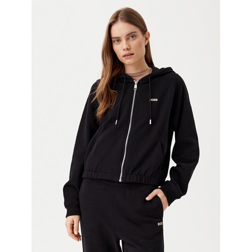 BOSS Bluza C_Emus 50531834 Czarny Regular Fit ze sklepu MODIVO w kategorii Bluzy damskie - zdjęcie 182714466
