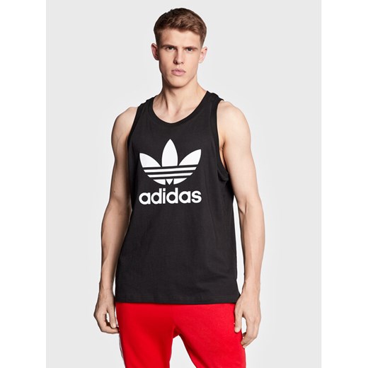 adidas Tank top Adicolor Classics Trefoil Tank Top IA4811 Czarny Regular Fit ze sklepu MODIVO w kategorii T-shirty męskie - zdjęcie 182714467