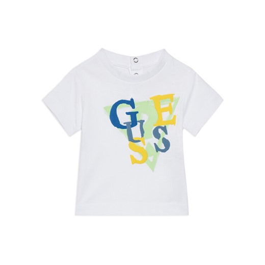 Guess T-Shirt I5GI01 K8HM4 Biały Regular Fit ze sklepu MODIVO w kategorii Koszulki niemowlęce - zdjęcie 182714468