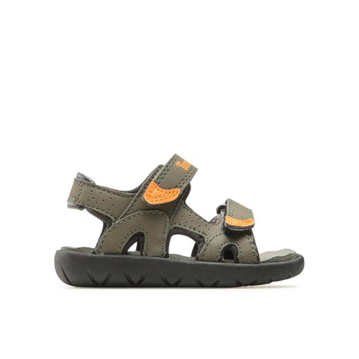 Timberland Sandały Perkins Row 2-Strap TB0A24Y7A581 Zielony ze sklepu MODIVO w kategorii Sandały dziecięce - zdjęcie 182714539