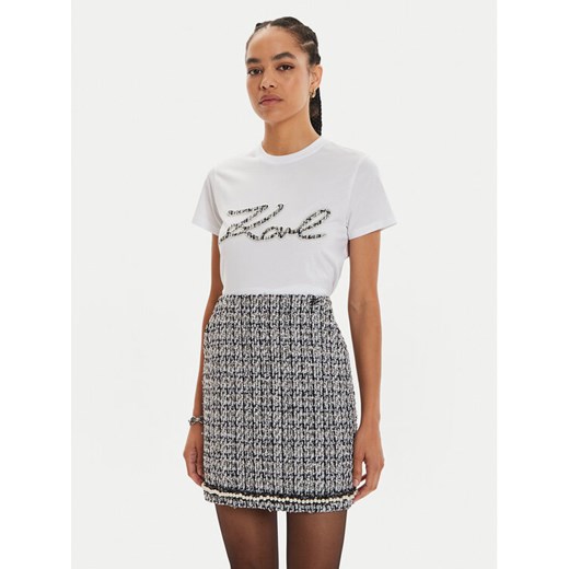 KARL LAGERFELD Spódnica mini 246W1200 Kolorowy Regular Fit ze sklepu MODIVO w kategorii Spódnice - zdjęcie 182714577