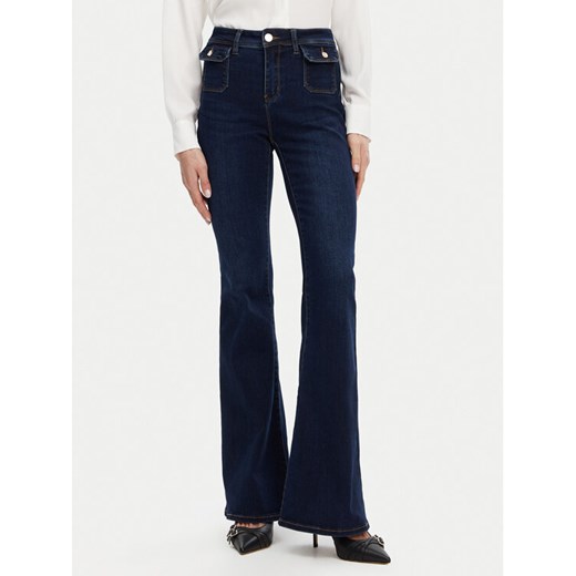 Gaudi Jeansy 511BD26002 Granatowy Flare Fit ze sklepu MODIVO w kategorii Jeansy damskie - zdjęcie 182714598