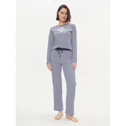 Lauren Ralph Lauren Piżama ILN92311 Granatowy Regular Fit XL MODIVO