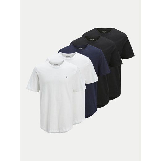 Jack&Jones Komplet 5 t-shirtów Brody 12190468 Kolorowy Regular Fit ze sklepu MODIVO w kategorii T-shirty męskie - zdjęcie 182714669