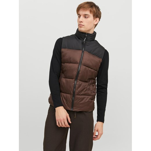 Jack&Jones Kamizelka 12235861 Brązowy Regular Fit ze sklepu MODIVO w kategorii Kamizelki męskie - zdjęcie 182714688