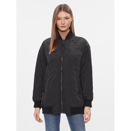 Weekend Max Mara Kurtka bomber Norel 2415481051 Czarny Relaxed Fit ze sklepu MODIVO w kategorii Kurtki damskie - zdjęcie 182714716