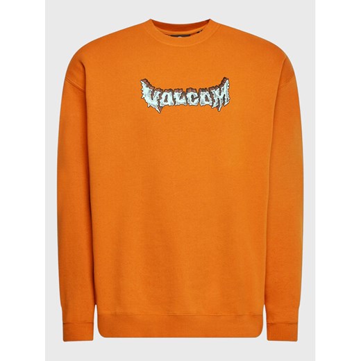 Volcom Bluza Nofing A4612305 Pomarańczowy Loose Fit ze sklepu MODIVO w kategorii Bluzy męskie - zdjęcie 182714759