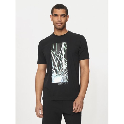 Boss T-Shirt Tee 6 50514647 Czarny Regular Fit ze sklepu MODIVO w kategorii T-shirty męskie - zdjęcie 182714776