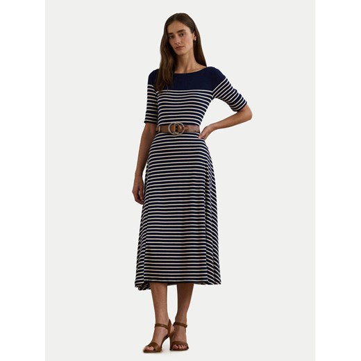 LAUREN RALPH LAUREN Sukienka codzienna 250957728002 Granatowy Regular Fit ze sklepu MODIVO w kategorii Sukienki - zdjęcie 182714785