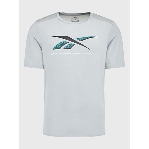 Reebok Koszulka techniczna Activchill Athlete HI0488 Szary Regular Fit Reebok XXL MODIVO