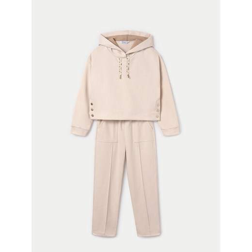 Mayoral Dres 7846 Beżowy Regular Fit ze sklepu MODIVO w kategorii Dresy dziewczęce - zdjęcie 182714879