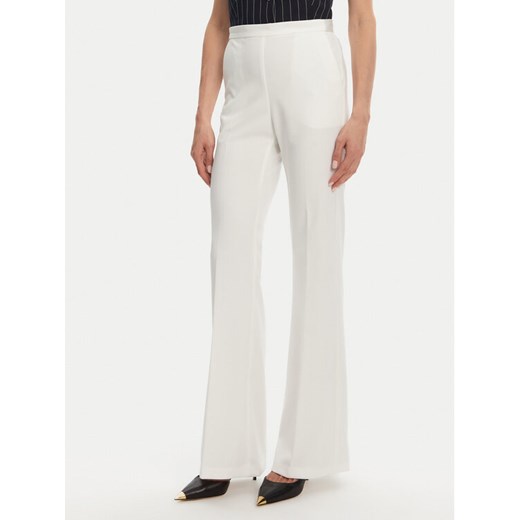Imperial Spodnie palazzo P3E9JAW Écru Wide Leg ze sklepu MODIVO w kategorii Spodnie damskie - zdjęcie 182714919
