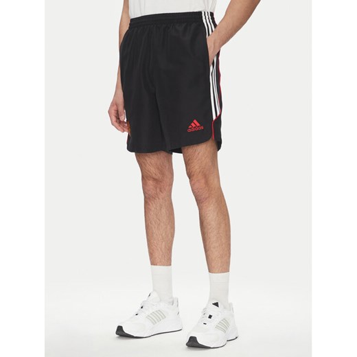 adidas Szorty sportowe Manchester United UBP JF0369 Czarny Regular Fit ze sklepu MODIVO w kategorii Spodenki męskie - zdjęcie 182714925