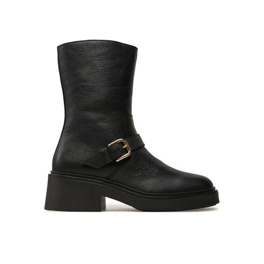 Pollini Botki SA24086G1LTC0000 Czarny ze sklepu MODIVO w kategorii Botki - zdjęcie 182715008