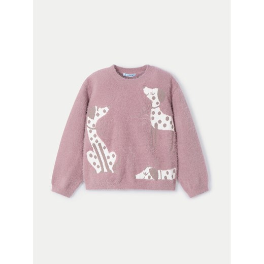 Mayoral Sweter 4356 Różowy Regular Fit ze sklepu MODIVO w kategorii Swetry dziewczęce - zdjęcie 182715035
