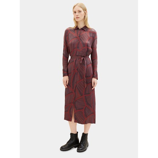 Tom Tailor Sukienka koszulowa 1037934 Kolorowy Regular Fit ze sklepu MODIVO w kategorii Sukienki - zdjęcie 182715065