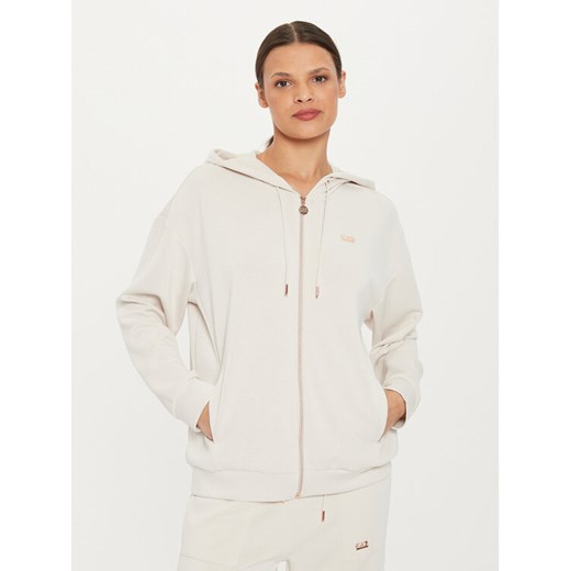 EA7 Emporio Armani Bluza 6DTM08 TJZBZ 1120 Beżowy Regular Fit ze sklepu MODIVO w kategorii Bluzy damskie - zdjęcie 182715148