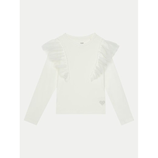 OVS Bluzka 2135810 Écru Regular Fit ze sklepu MODIVO w kategorii Bluzki dziewczęce - zdjęcie 182715149