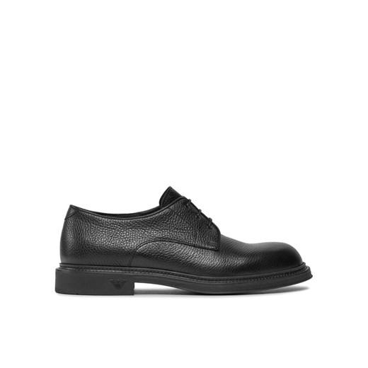 Emporio Armani Półbuty X4C653 XF583 00002 Czarny ze sklepu MODIVO w kategorii Buty eleganckie męskie - zdjęcie 182715185