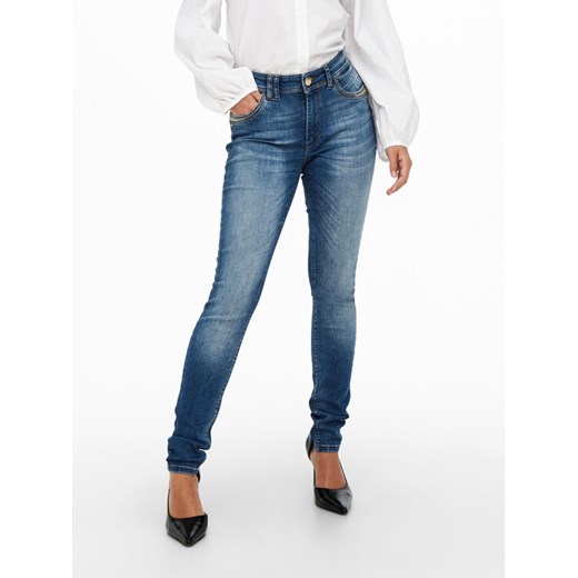 ONLY Jeansy 15245452 Niebieski Skinny Fit ze sklepu MODIVO w kategorii Jeansy damskie - zdjęcie 182715187