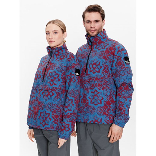 Jack Wolfskin Kurtka anorak Unisex Konstabler 1307501 Granatowy Relaxed Fit ze sklepu MODIVO w kategorii Kurtki damskie - zdjęcie 182715245