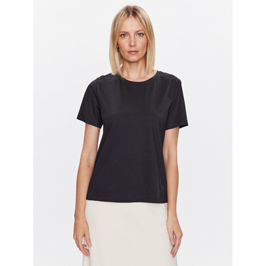 Calvin Klein T-Shirt K20K205410 Czarny Regular Fit ze sklepu MODIVO w kategorii Bluzki damskie - zdjęcie 182715338