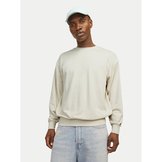 Jack&Jones Bluza Charge 12257853 Beżowy Loose Fit ze sklepu MODIVO w kategorii Bluzy męskie - zdjęcie 182715339
