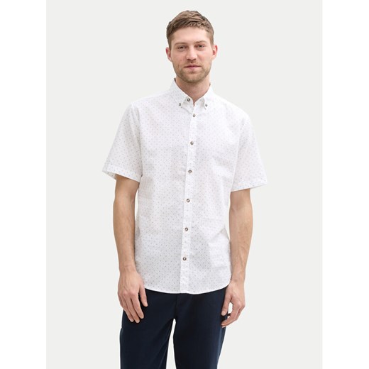 Tom Tailor Koszula 1045099 Biały Regular Fit ze sklepu MODIVO w kategorii Koszule męskie - zdjęcie 182715369