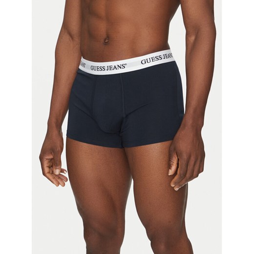 Guess Jeans Komplet 3 par bokserek M4BZ48 K6YW1 Granatowy ze sklepu MODIVO w kategorii Majtki męskie - zdjęcie 182715387