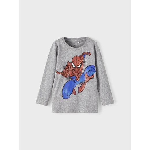 NAME IT Bluzka SPIDER-MAN 13210754 Szary Regular Fit ze sklepu MODIVO w kategorii T-shirty chłopięce - zdjęcie 182715388