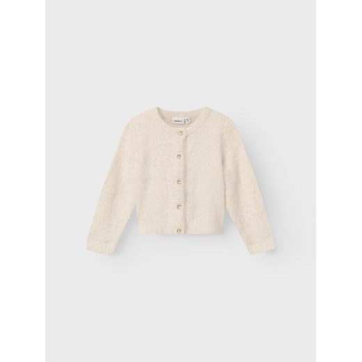 NAME IT Kardigan 13223044 Écru Regular Fit ze sklepu MODIVO w kategorii Swetry dziewczęce - zdjęcie 182715415