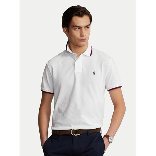 Polo Ralph Lauren Polo Classics 710842621002 Biały Slim Fit ze sklepu MODIVO w kategorii T-shirty męskie - zdjęcie 182715429
