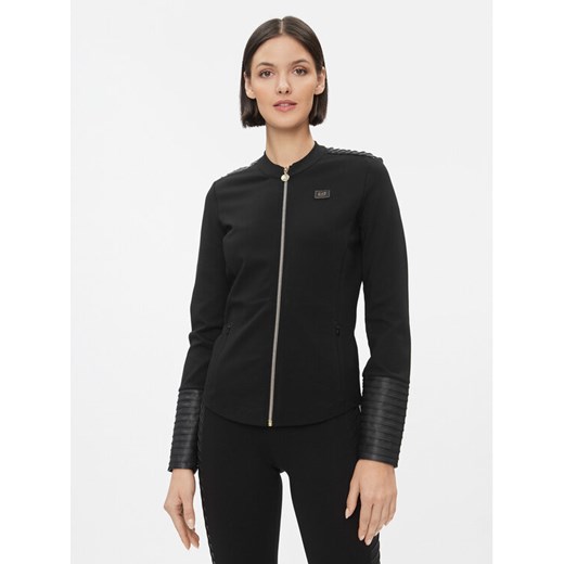 EA7 Emporio Armani Bluza 6RTM32 TJRLZ 1200 Czarny Regular Fit ze sklepu MODIVO w kategorii Bluzy damskie - zdjęcie 182715447