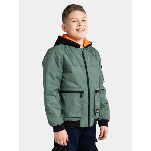 Coccodrillo Kurtka przejściowa WC4152705OBK Zielony Regular Fit ze sklepu MODIVO w kategorii Kurtki chłopięce - zdjęcie 182715468