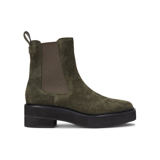LAUREN RALPH LAUREN Sztyblety 802951237002 Zielony ze sklepu MODIVO w kategorii Botki - zdjęcie 182715488