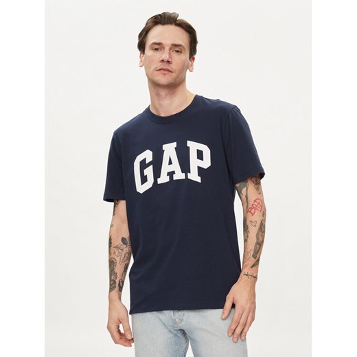 Gap T-Shirt 856659-04 Granatowy Regular Fit ze sklepu MODIVO w kategorii T-shirty męskie - zdjęcie 182715507