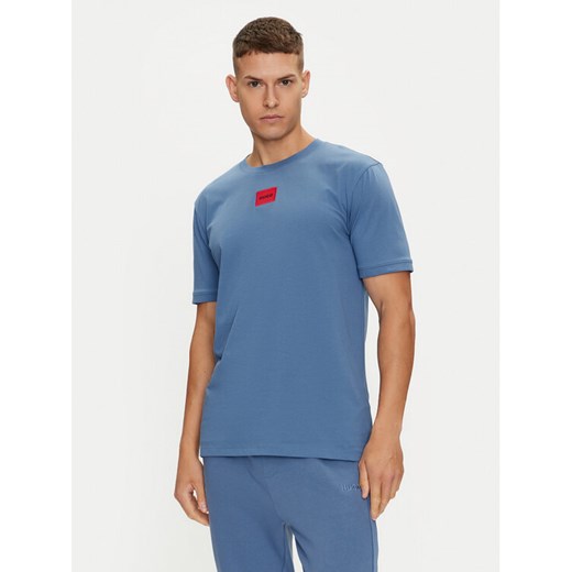 Hugo T-Shirt Diragolino212 50447978 Niebieski Regular Fit ze sklepu MODIVO w kategorii T-shirty męskie - zdjęcie 182715508