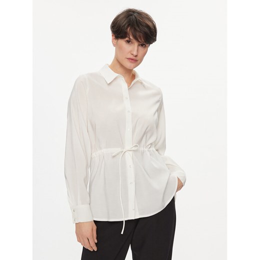 Pieces Koszula 17135099 Écru Regular Fit ze sklepu MODIVO w kategorii Koszule damskie - zdjęcie 182715509