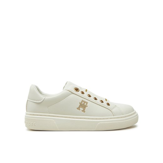 Tommy Hilfiger Sneakersy Low Cut Sneaker T3A9-33744-1355 S Biały ze sklepu MODIVO w kategorii Buty sportowe dziecięce - zdjęcie 182715545
