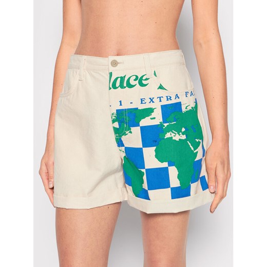 Vans Szorty materiałowe Eco Positivity VN0A5LHZ Beżowy Regular Fit ze sklepu MODIVO w kategorii Szorty - zdjęcie 182715565