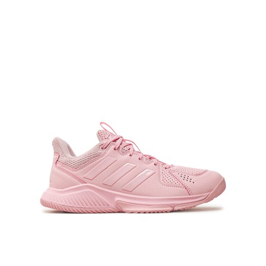 adidas Buty halowe Court Flight JR8170 Różowy ze sklepu MODIVO w kategorii Buty sportowe damskie - zdjęcie 182715717