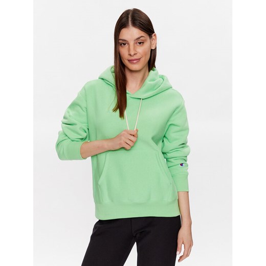 Champion Bluza 116234 Zielony Regular Fit ze sklepu MODIVO w kategorii Bluzy damskie - zdjęcie 182715817