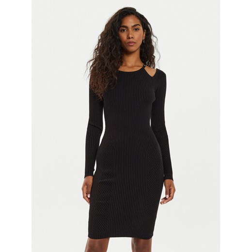 Guess Sukienka koktajlowa Vanessa W4BK24 Z3I22 Czarny Regular Fit ze sklepu MODIVO w kategorii Sukienki - zdjęcie 182715829