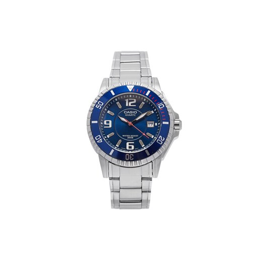 Casio Zegarek MTD-1053D-2AVES Srebrny ze sklepu MODIVO w kategorii Zegarki - zdjęcie 182715846
