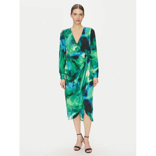 DKNY Sukienka koktajlowa DD4JYD34 Zielony Regular Fit ze sklepu MODIVO w kategorii Sukienki - zdjęcie 182715859