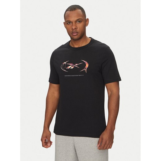 Reebok T-Shirt 100218818 Czarny Regular Fit ze sklepu MODIVO w kategorii T-shirty męskie - zdjęcie 182715938