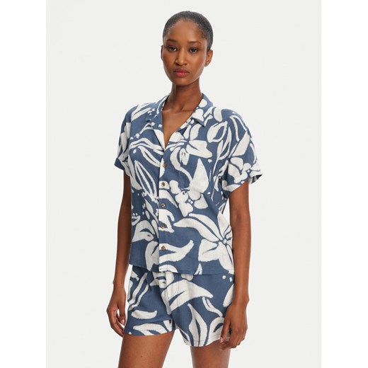 Banana Moon Koszula Taylor Floreal MHX74 Niebieski Loose Fit ze sklepu MODIVO w kategorii Koszule damskie - zdjęcie 182715966