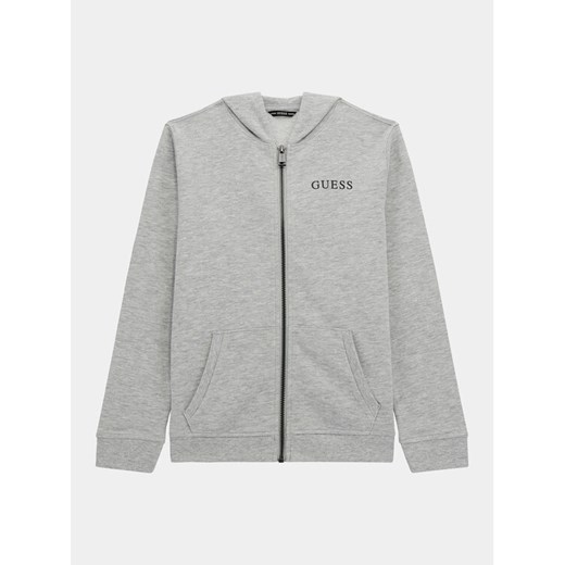 Guess Bluza L4RQ22 KAUG0 Szary Regular Fit ze sklepu MODIVO w kategorii Bluzy chłopięce - zdjęcie 182715967