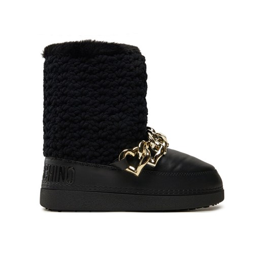 LOVE MOSCHINO Śniegowce JA24322G0LISI000 Czarny ze sklepu MODIVO w kategorii Śniegowce damskie - zdjęcie 182715978